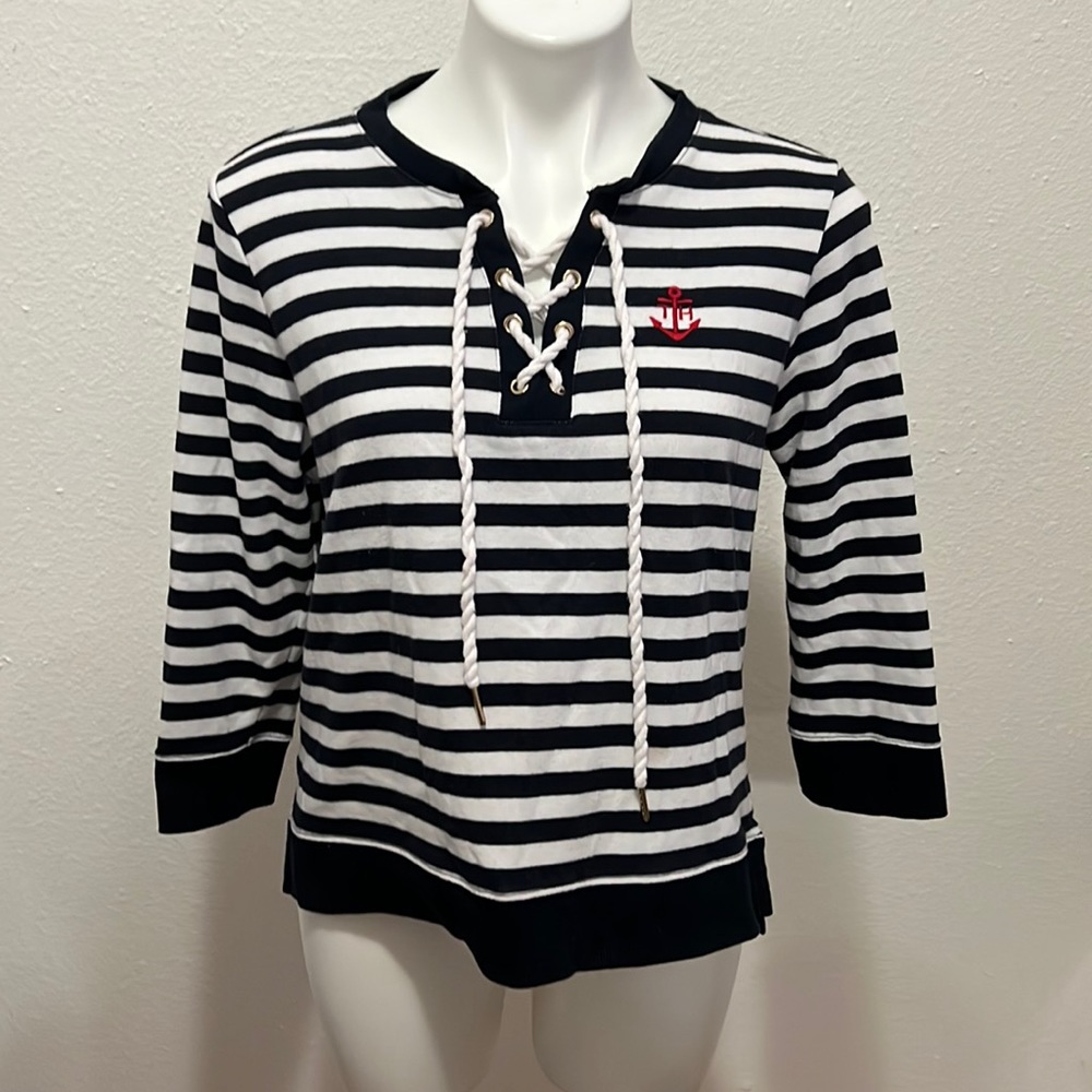 Tommy Hilfiger Striped Top Sz M